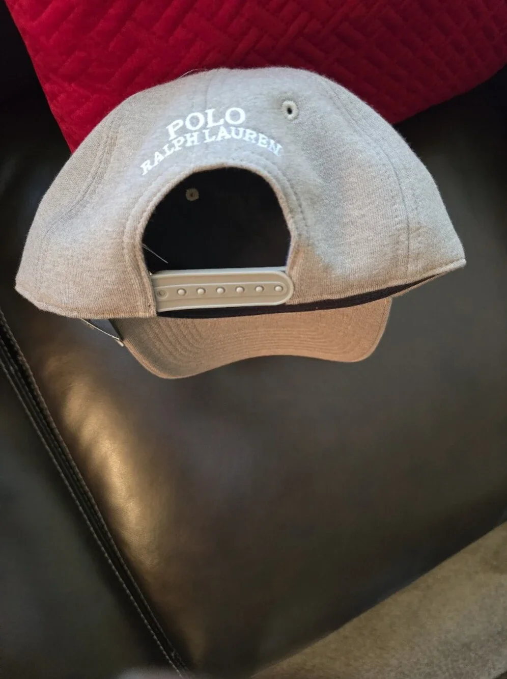 Polo Ralph Lauren Men's Double-Knit Jacquard Ball Cap Beige Color
